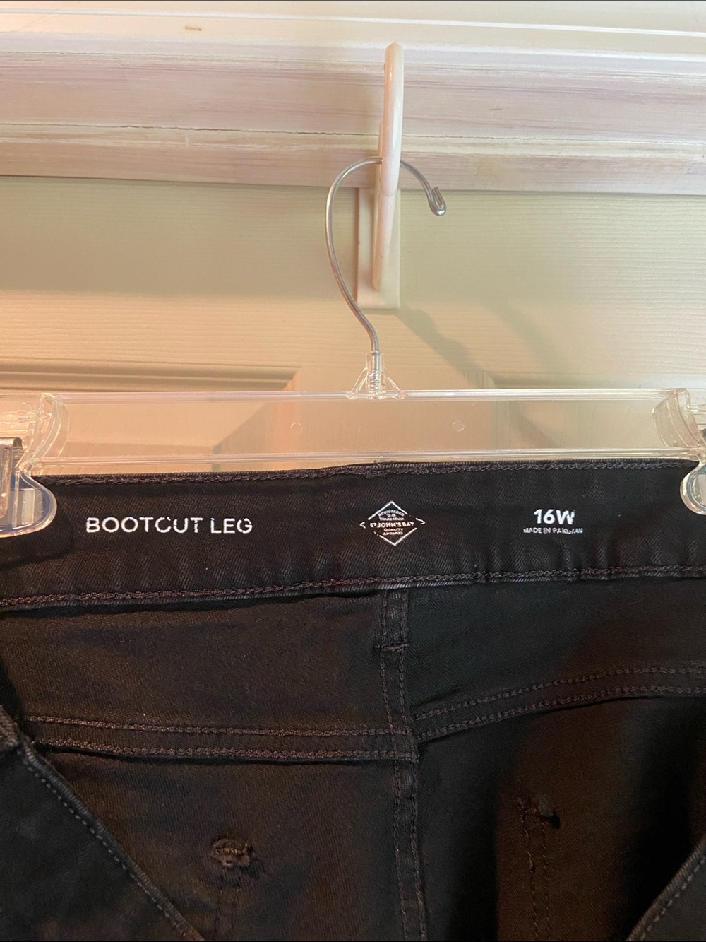 St. John’s Bay Black Bootcut Jeans